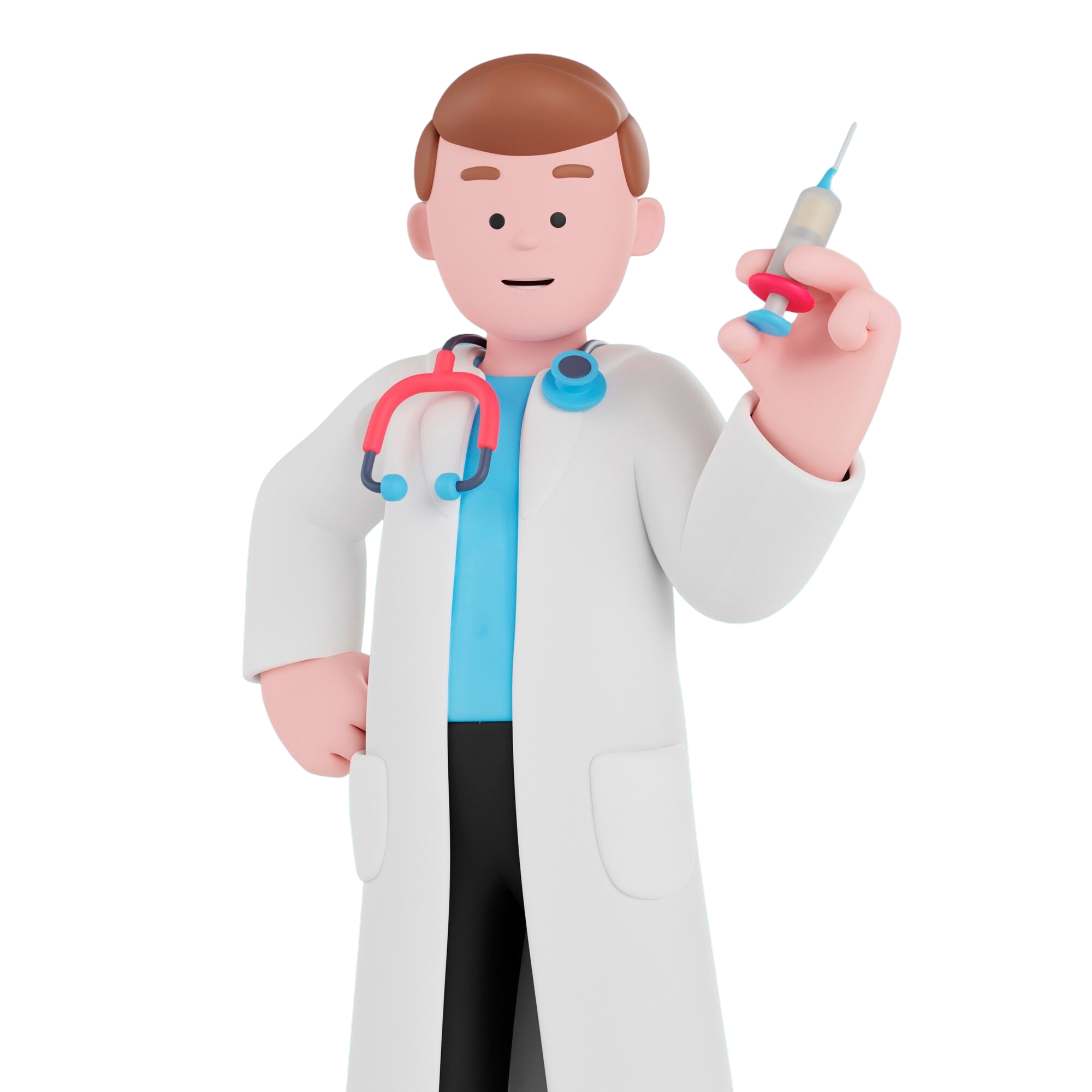 3D Illustration of a doctor